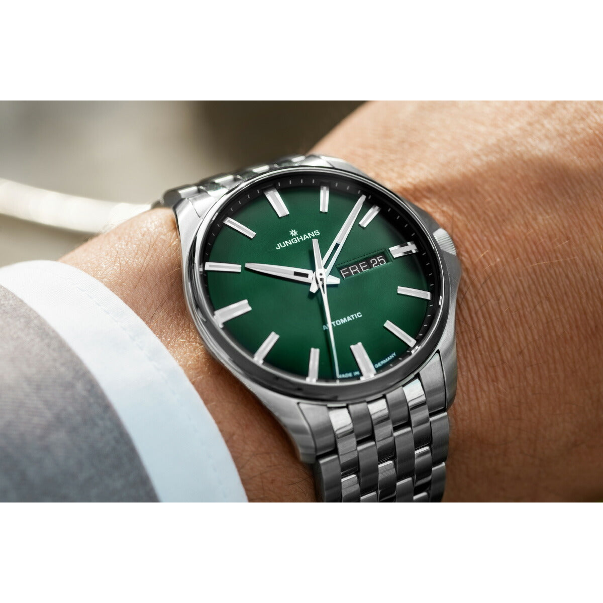 ユンハンス JUNGHANS Meister S マイスター S オートマティック 腕時計 メンズ 自動巻き 27 4518 44【60回分割手数料無料！】【2025 新作】