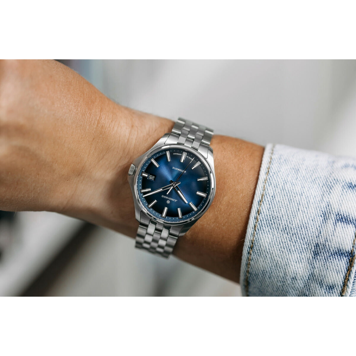 ユンハンス JUNGHANS Meister S マイスター S オートマティック36 腕時計 メンズ 自動巻き 27 4582 44【60回分割手数料無料！】【2025 新作】