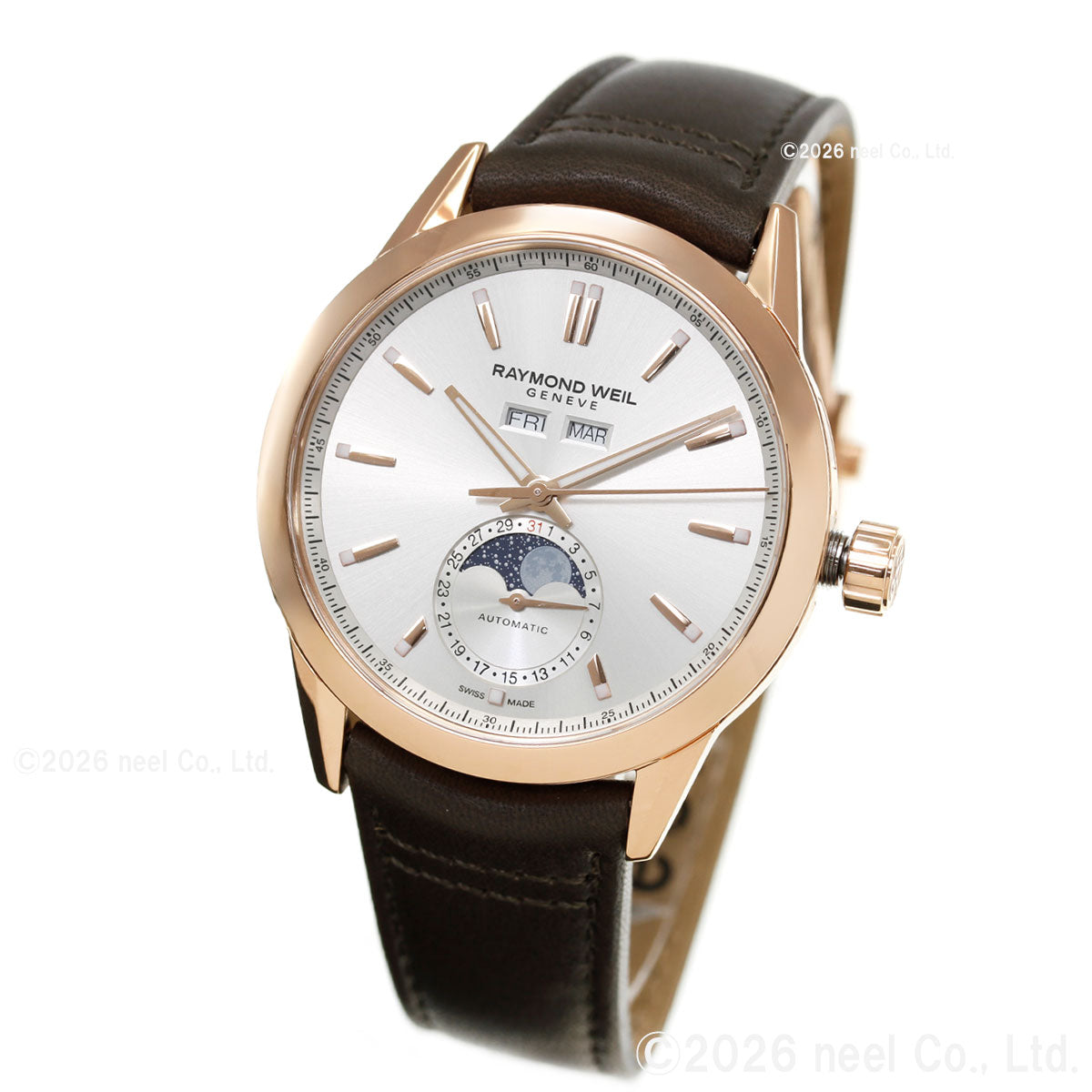 レイモンド ウェイル RAYMOND WEIL フリーランサー FREELANCER 腕時計 メンズ 自動巻き ムーンフェイズ 2766-PC5-64001 レイモンドウィル【60回分割手数料無料！】