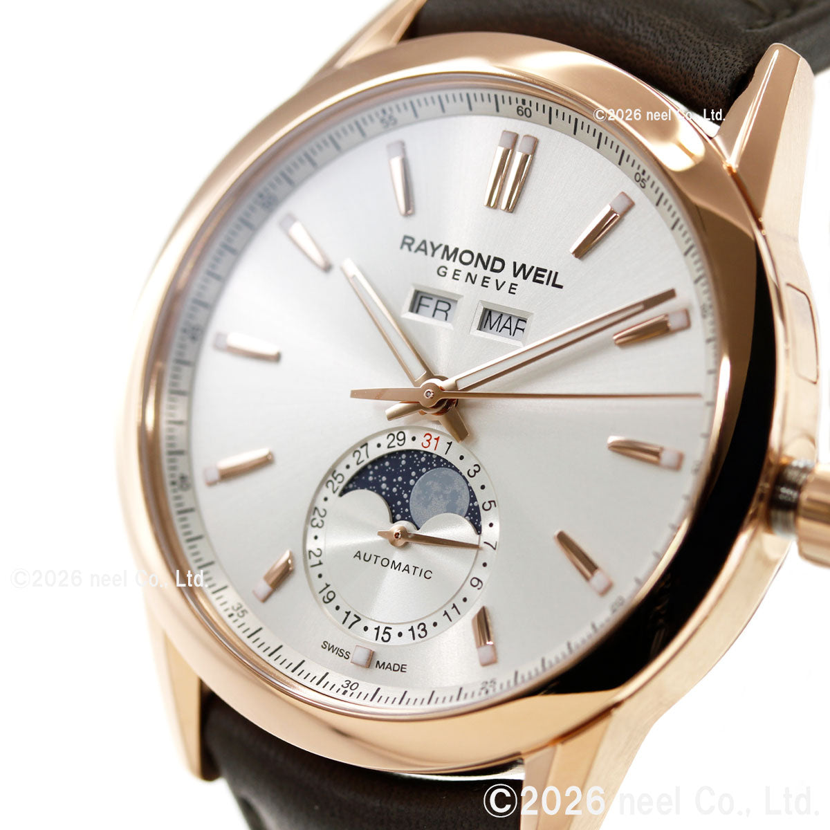 レイモンド ウェイル RAYMOND WEIL フリーランサー FREELANCER 腕時計 メンズ 自動巻き ムーンフェイズ 2766-PC5-64001 レイモンドウィル【60回分割手数料無料！】
