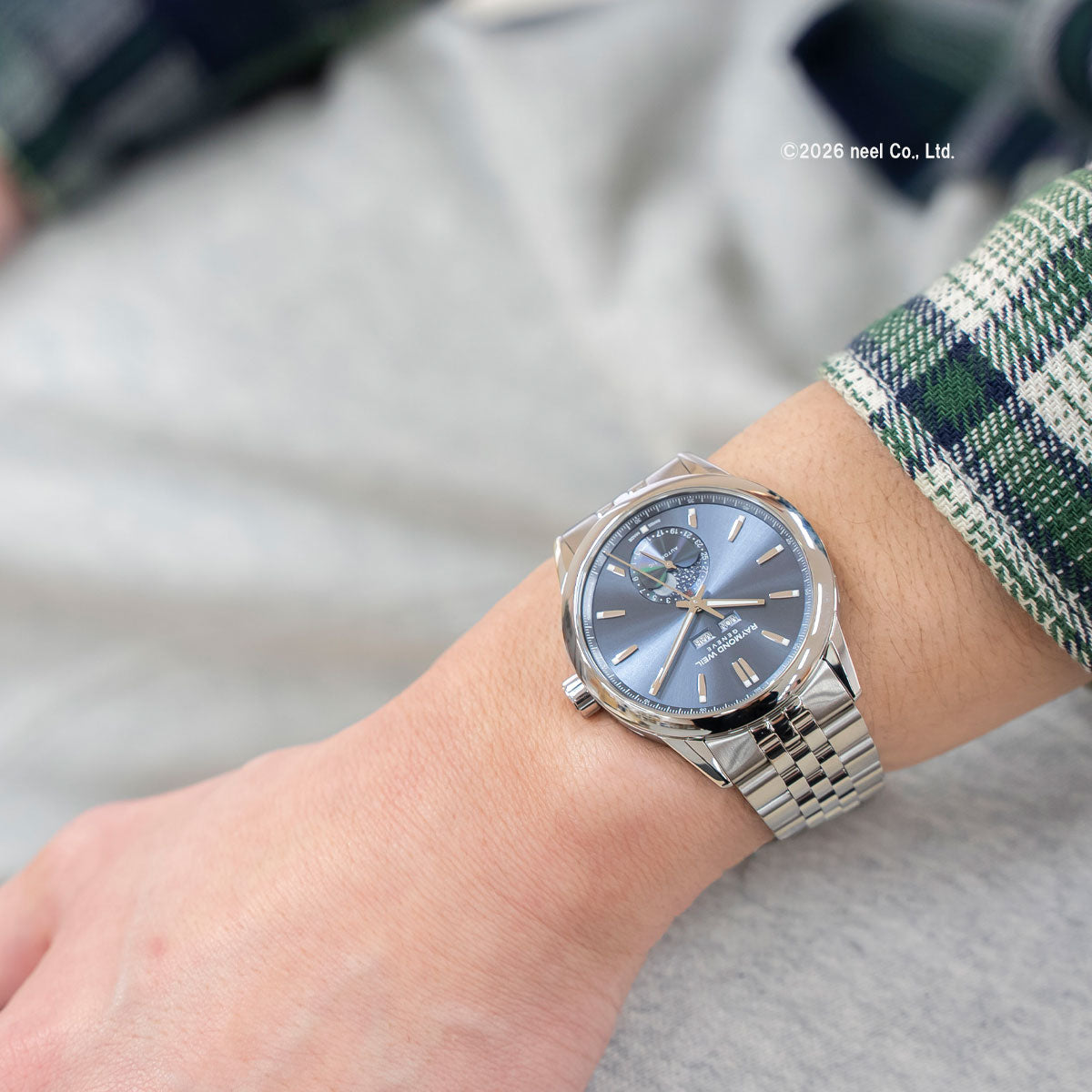 レイモンド ウェイル RAYMOND WEIL フリーランサー FREELANCER 腕時計 メンズ 自動巻き ムーンフェイズ 2766-ST-50001【60回分割手数料無料！】