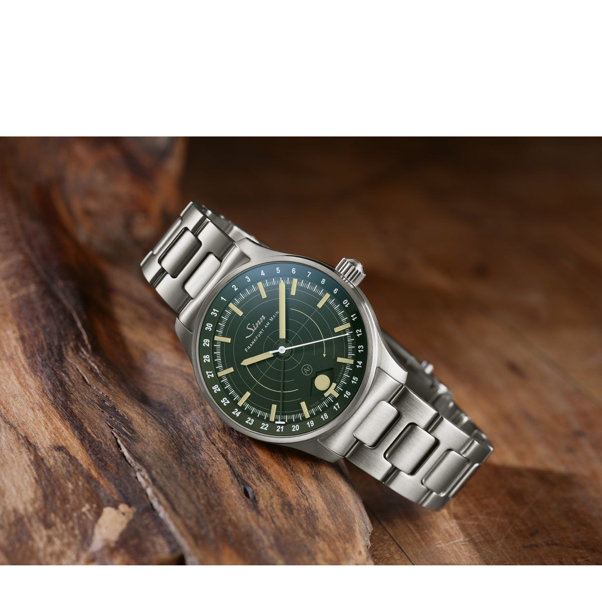 Sinn ジン 308 Hunting Watch 自動巻き 腕時計 メンズ Instrument Watches インストゥルメント ウォッチ ファインアジャスト付きブレスレット ドイツ製
