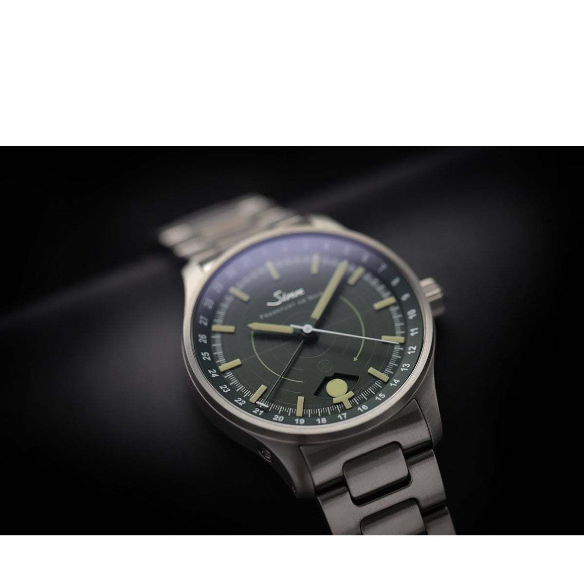 Sinn ジン 308 Hunting Watch 自動巻き 腕時計 メンズ Instrument Watches インストゥルメント ウォッチ ファインアジャスト付きブレスレット ドイツ製