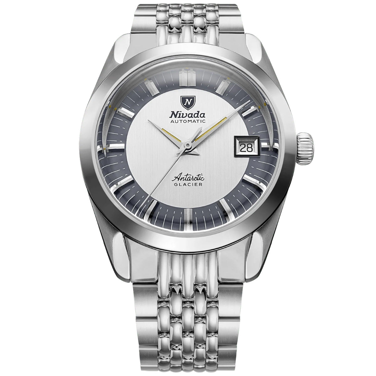 ニバダ グレンヒェン NIVADA GRENCHEN アンタークティック グレイシア ライスブレスレット 32063A04 腕時計 メンズ 自動巻き ANTARCTIC【60回分割手数料無料！】