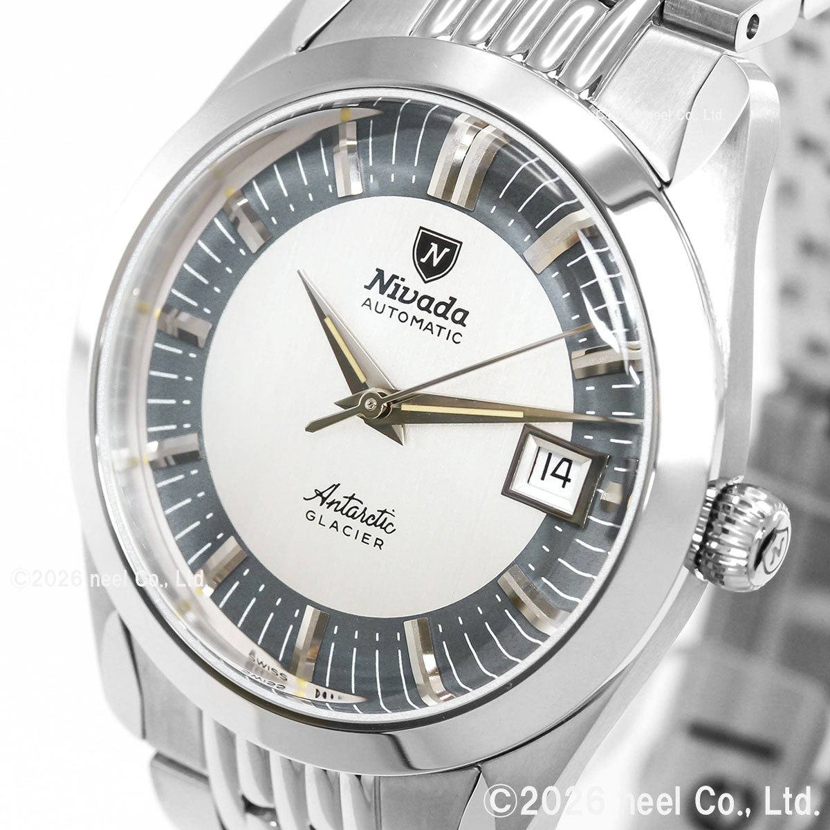 ニバダ グレンヒェン NIVADA GRENCHEN アンタークティック グレイシア ライスブレスレット 32063A04 腕時計 メンズ 自動巻き ANTARCTIC【60回分割手数料無料！】