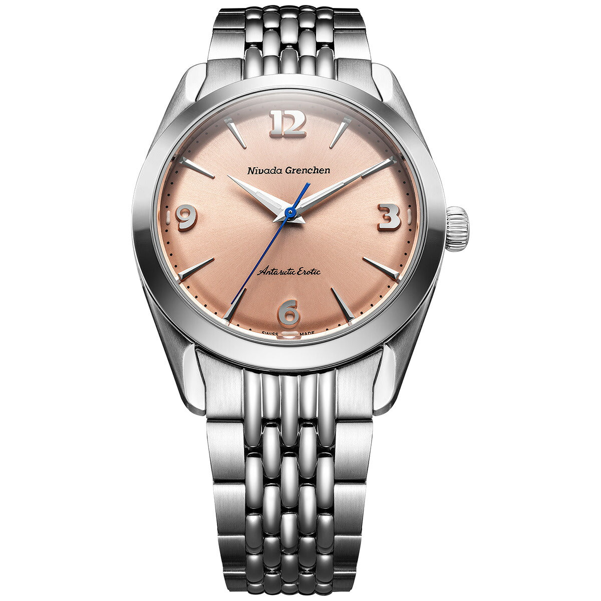 ニバダ グレンヒェン NIVADA GRENCHEN ANTARCTIC EROTIC COLLECTION SALMON 腕時計 メンズ 手巻き 320695M04【60回分割手数料無料！】