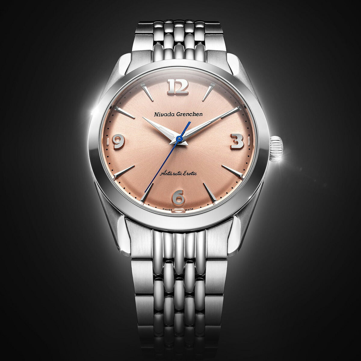 ニバダ グレンヒェン NIVADA GRENCHEN ANTARCTIC EROTIC COLLECTION SALMON 腕時計 メンズ 手巻き 320695M04【60回分割手数料無料！】