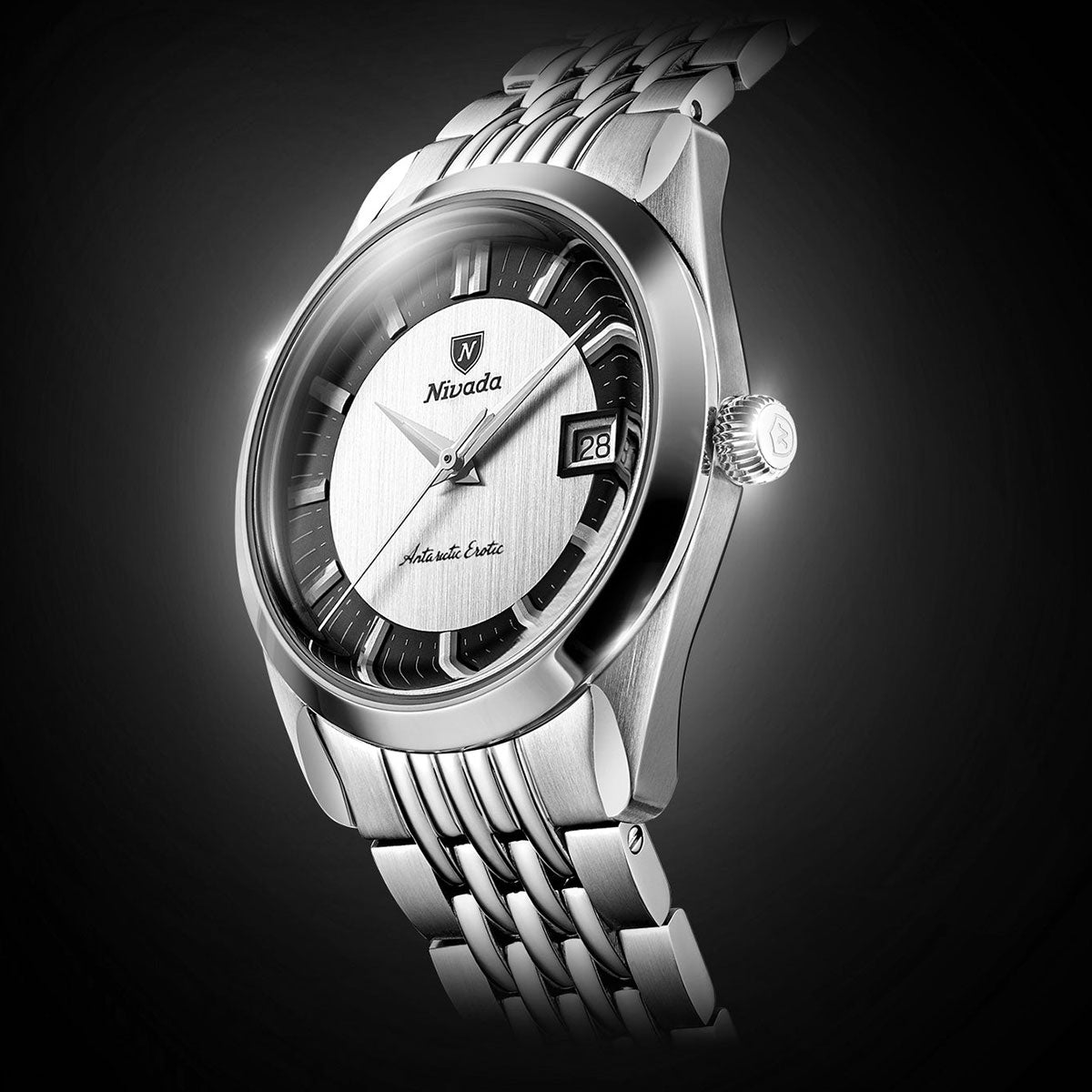 ニバダ グレンヒェン NIVADA GRENCHEN ANTARCTIC EROTIC COLLECTION TUXEDO 腕時計 メンズ 手巻き 320696M04【60回分割手数料無料！】