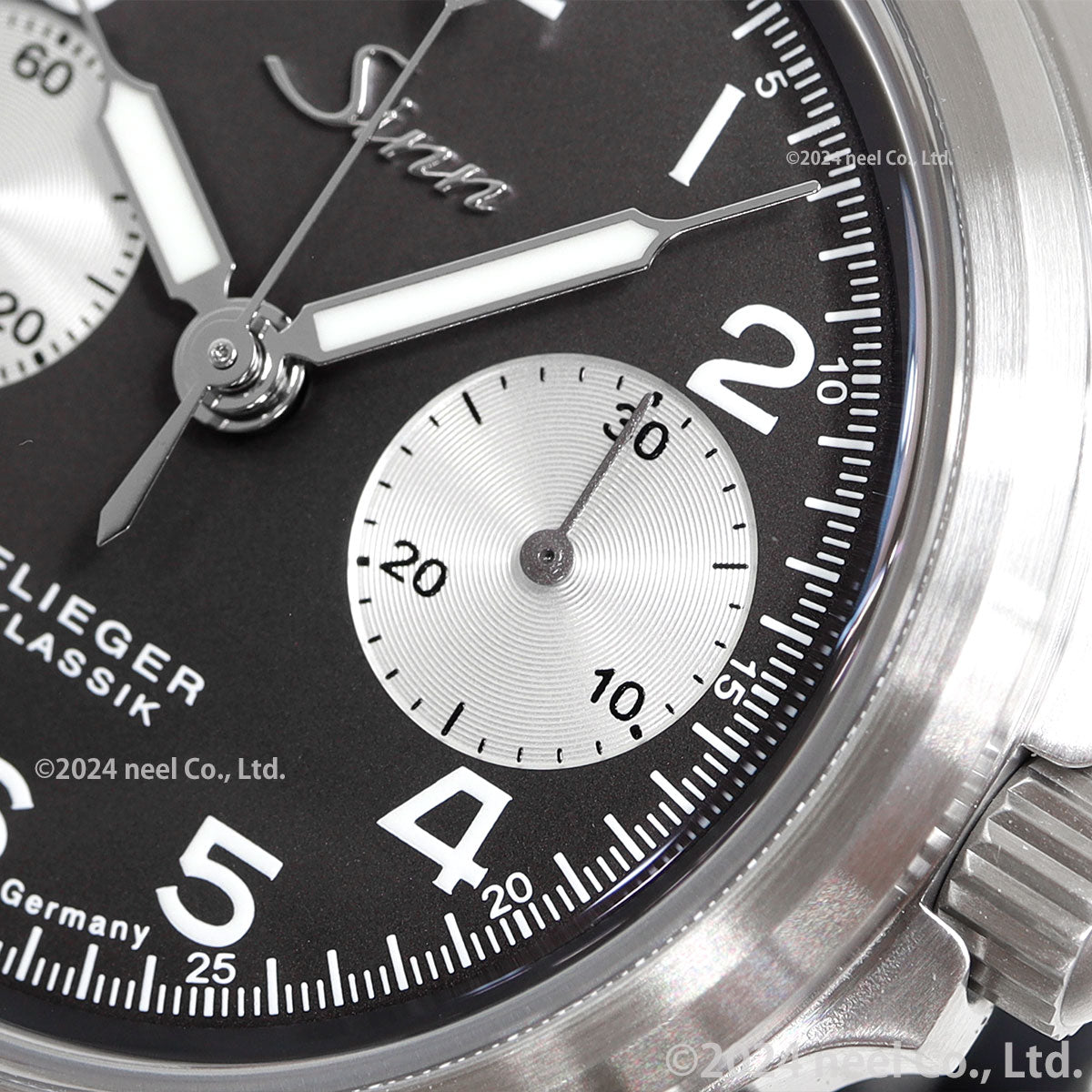 【60回分割手数料無料！】Sinn ジン 356.FLIEGER.KLASSIK.JUB 自動巻き 腕時計 メンズ クロノグラフ ボアレザーストラップ ドイツ製