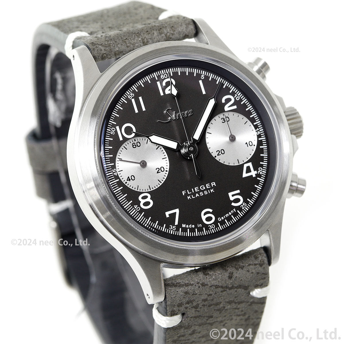 【60回分割手数料無料！】Sinn ジン 356.FLIEGER.KLASSIK.JUB 自動巻き 腕時計 メンズ クロノグラフ ボアレザーストラップ ドイツ製