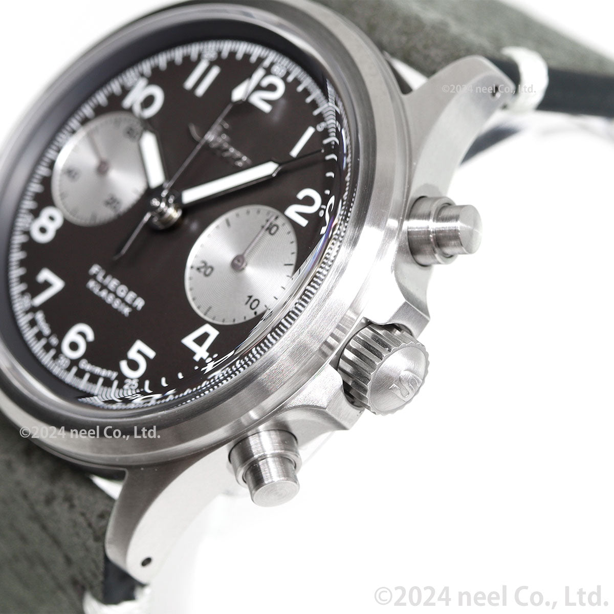 【60回分割手数料無料！】Sinn ジン 356.FLIEGER.KLASSIK.JUB 自動巻き 腕時計 メンズ クロノグラフ ボアレザーストラップ ドイツ製