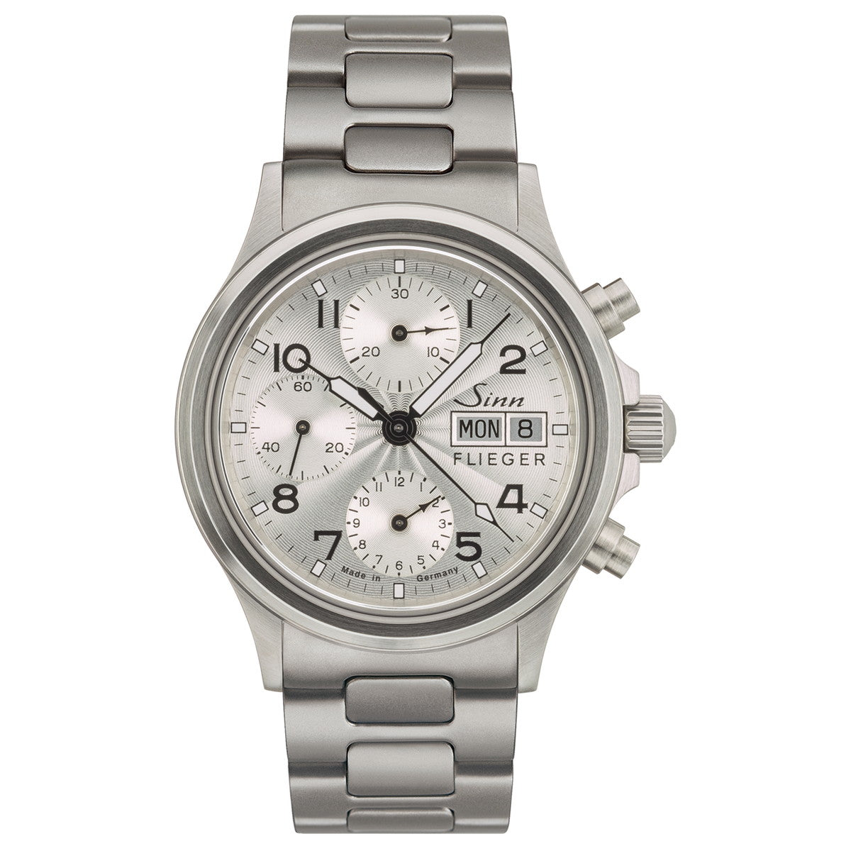 Sinn ジン 356.SA.FLIEGER.III 自動巻き 腕時計 メンズ Chronographs クロノグラフ ステンレスバンド ドイツ製