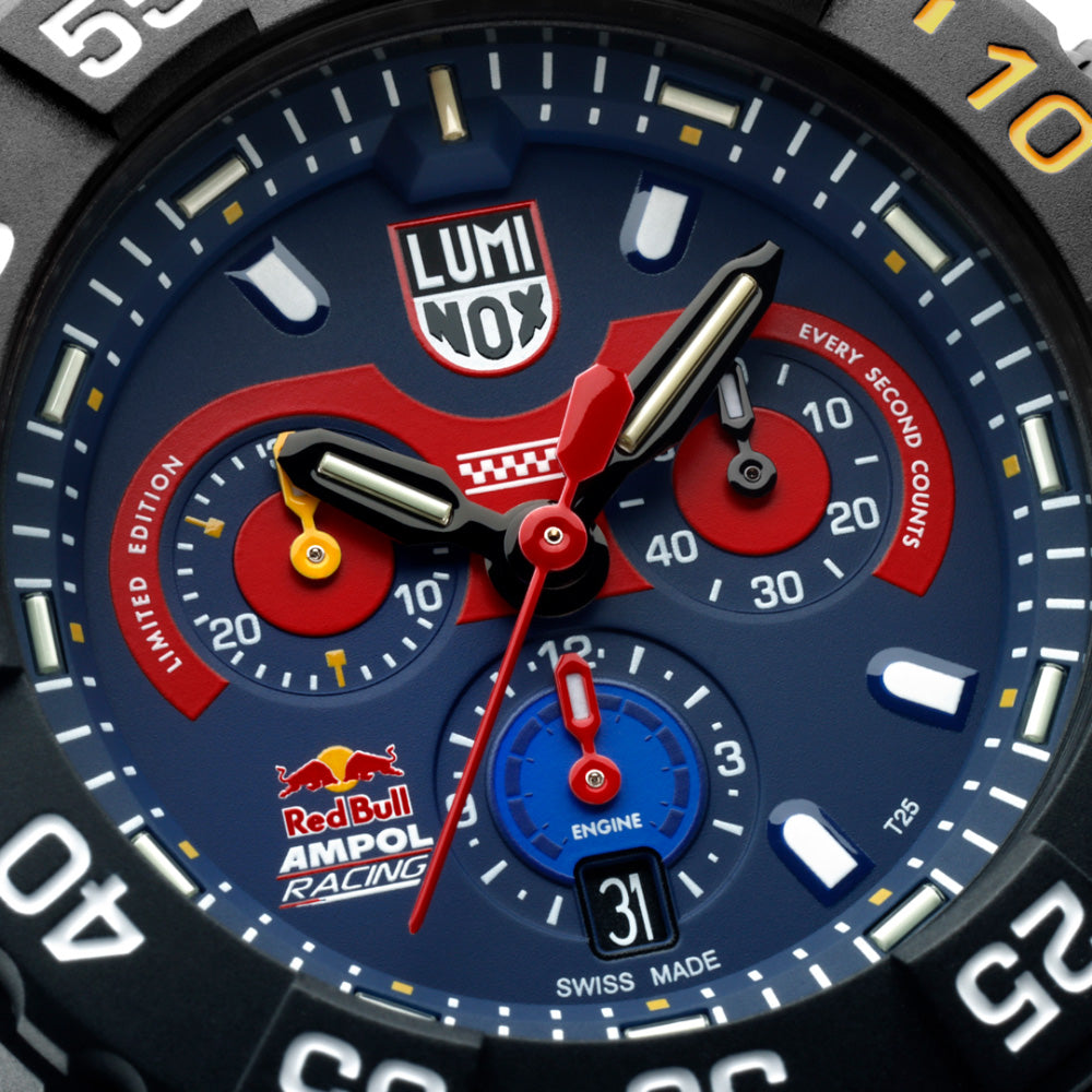 ルミノックス LUMINOX レッドブル アンポル レーシング RED BULL AMPOL RACING LIMITED 腕時計 メンズ レディース クロノグラフ 限定モデル 3581.ARB.N【2026 新作】【60回分割手数料無料！】