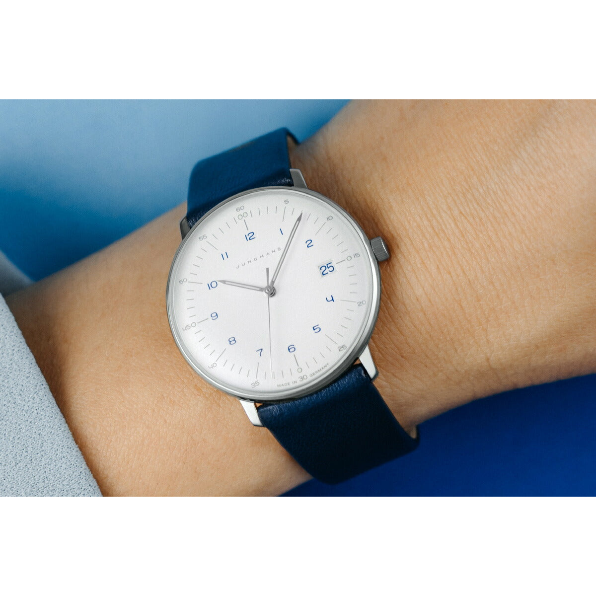 ユンハンス JUNGHANS Max Bill Quarz マックス ビル ダーメン 腕時計 レディース クオーツ 47 4556 02【60回分割手数料無料！】【2025 新作】