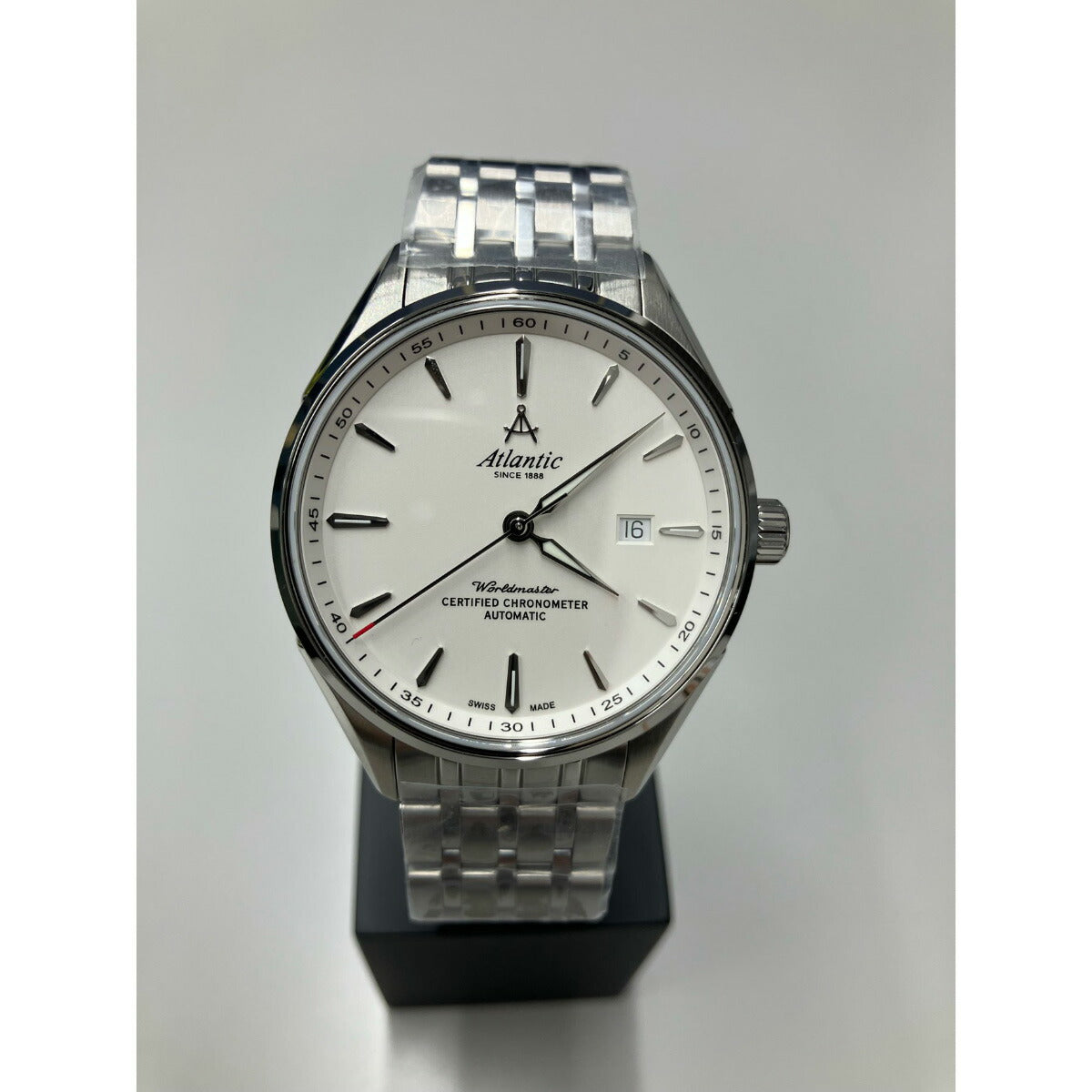 アトランティック ATLANTIC 腕時計 自動巻き ワールドマスター 1888 COSC クロノメーター World Master 52781.41.21M【60回分割手数料無料！】【2025 新作】