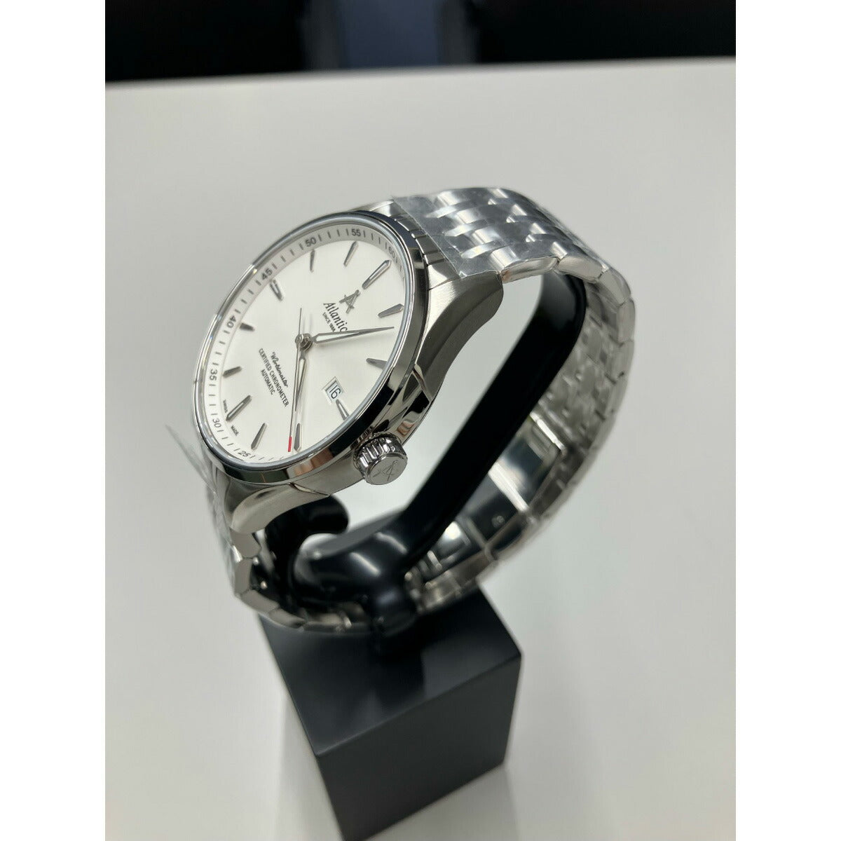 アトランティック ATLANTIC 腕時計 自動巻き ワールドマスター 1888 COSC クロノメーター World Master 52781.41.21M【60回分割手数料無料！】【2025 新作】