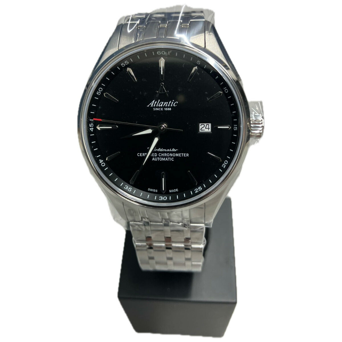 アトランティック ATLANTIC 腕時計 自動巻き ワールドマスター 1888 COSC クロノメーター World Master 52781.41.61M【60回分割手数料無料！】【2025 新作】
