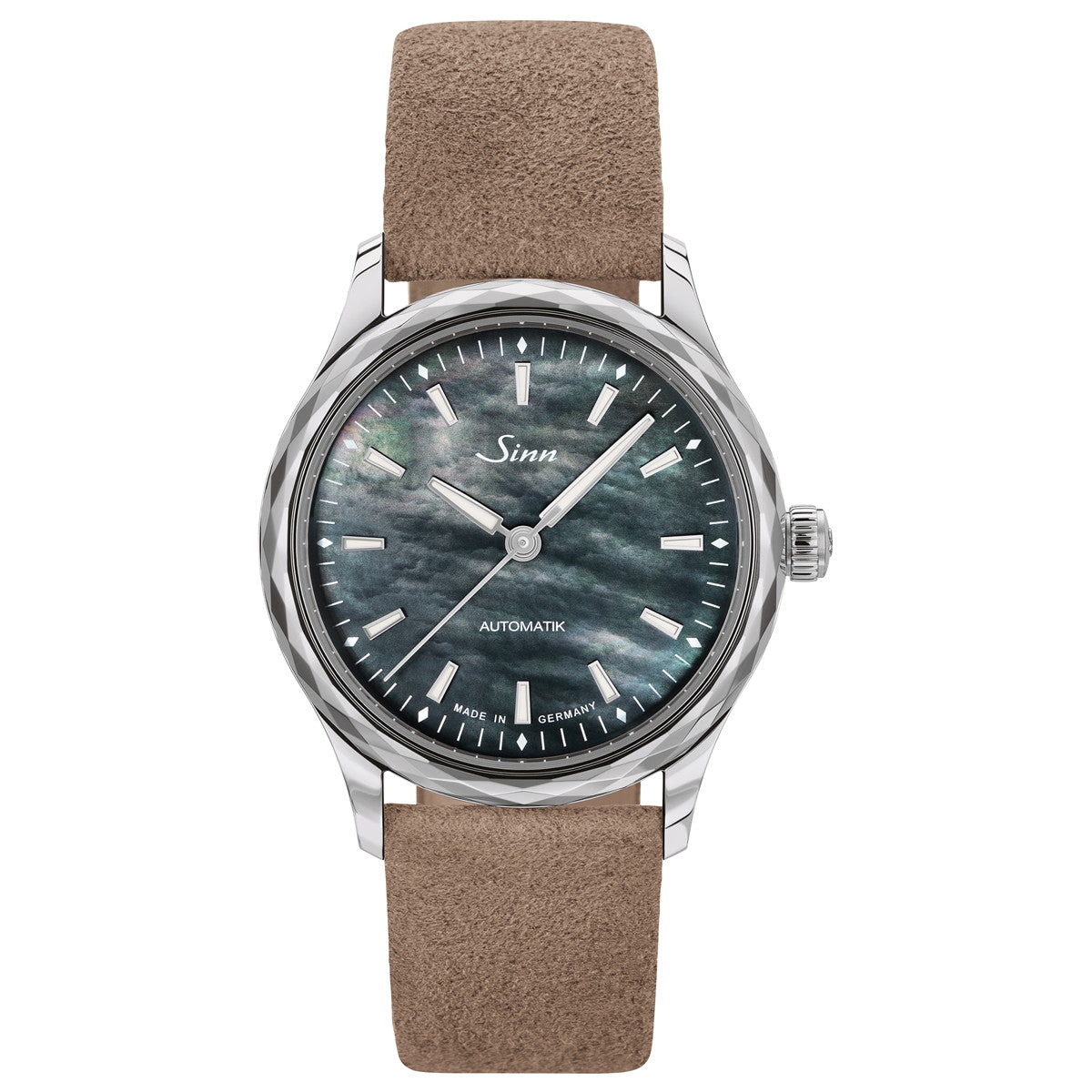 Sinn ジン 534 Mother-of-Pearl S 自動巻 腕時計 Classic Timepieces Ladies Watches クラシック アルカンターラ サンドカラー ドイツ製【60回分割手数料無料！】