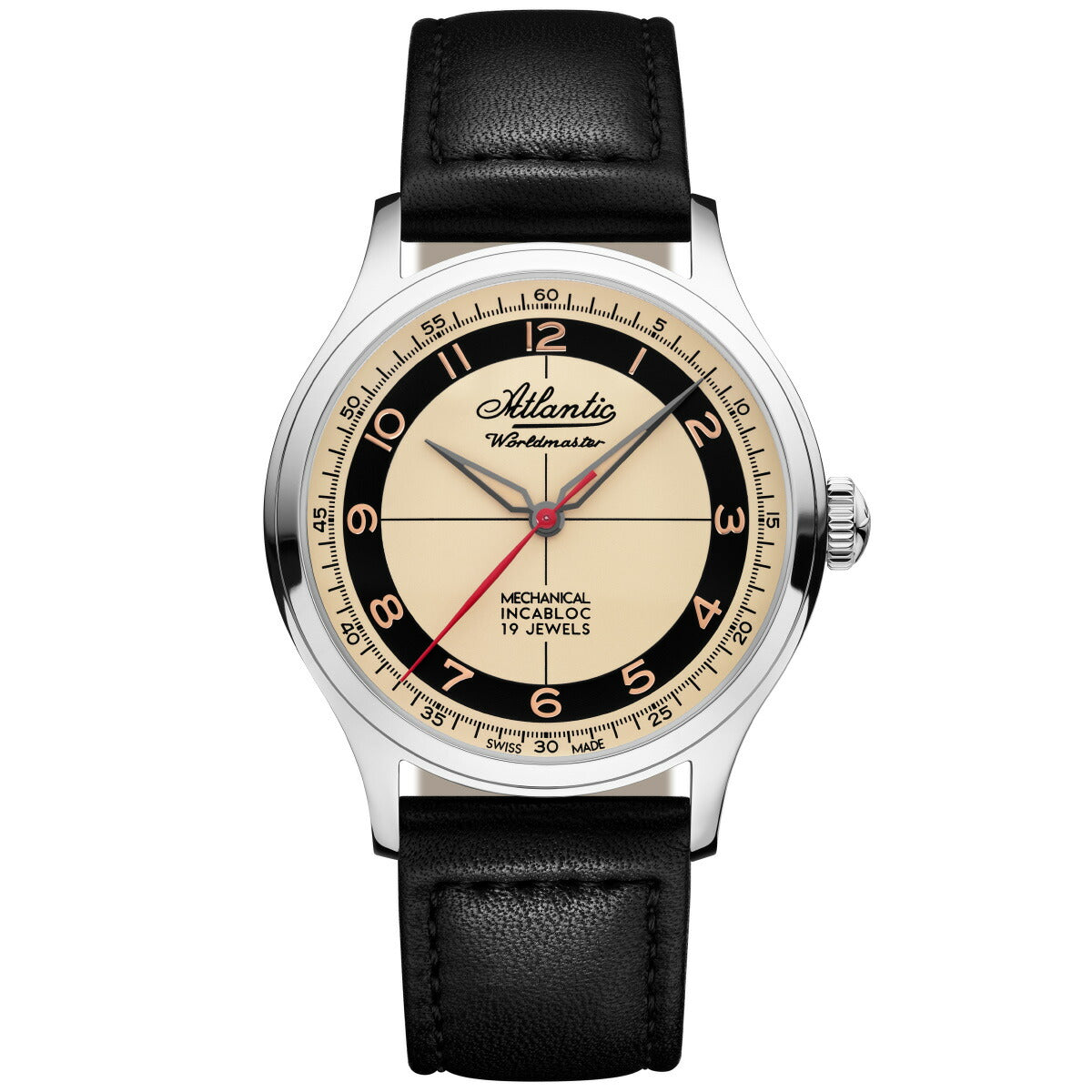 アトランティック ATLANTIC 腕時計 手巻き ワールドマスター オリジナル メカニカル World Master 53680.41.13【60回分割手数料無料！】【2025 新作】