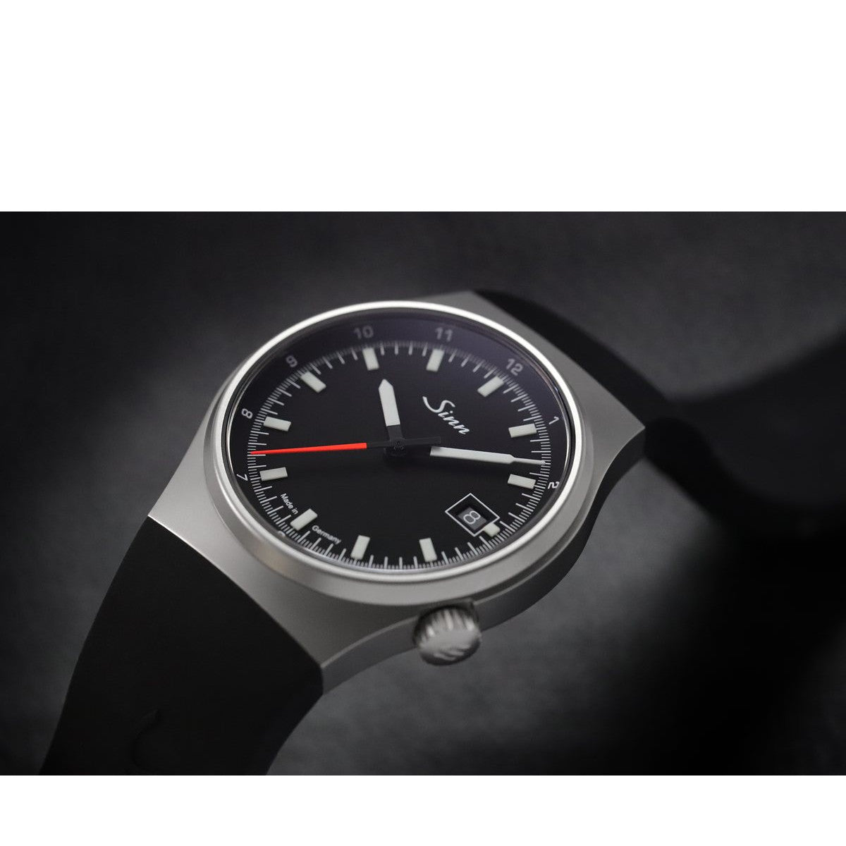 Sinn ジン 544 RS 自動巻き 腕時計 メンズ Instrument Watches インストゥルメント ウォッチ シリコンストラップ ブラック ドイツ製