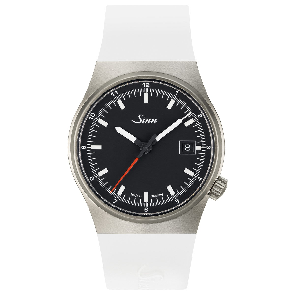 Sinn ジン 544 RS 自動巻き 腕時計 メンズ Instrument Watches インストゥルメント ウォッチ シリコンストラップ ホワイト ドイツ製