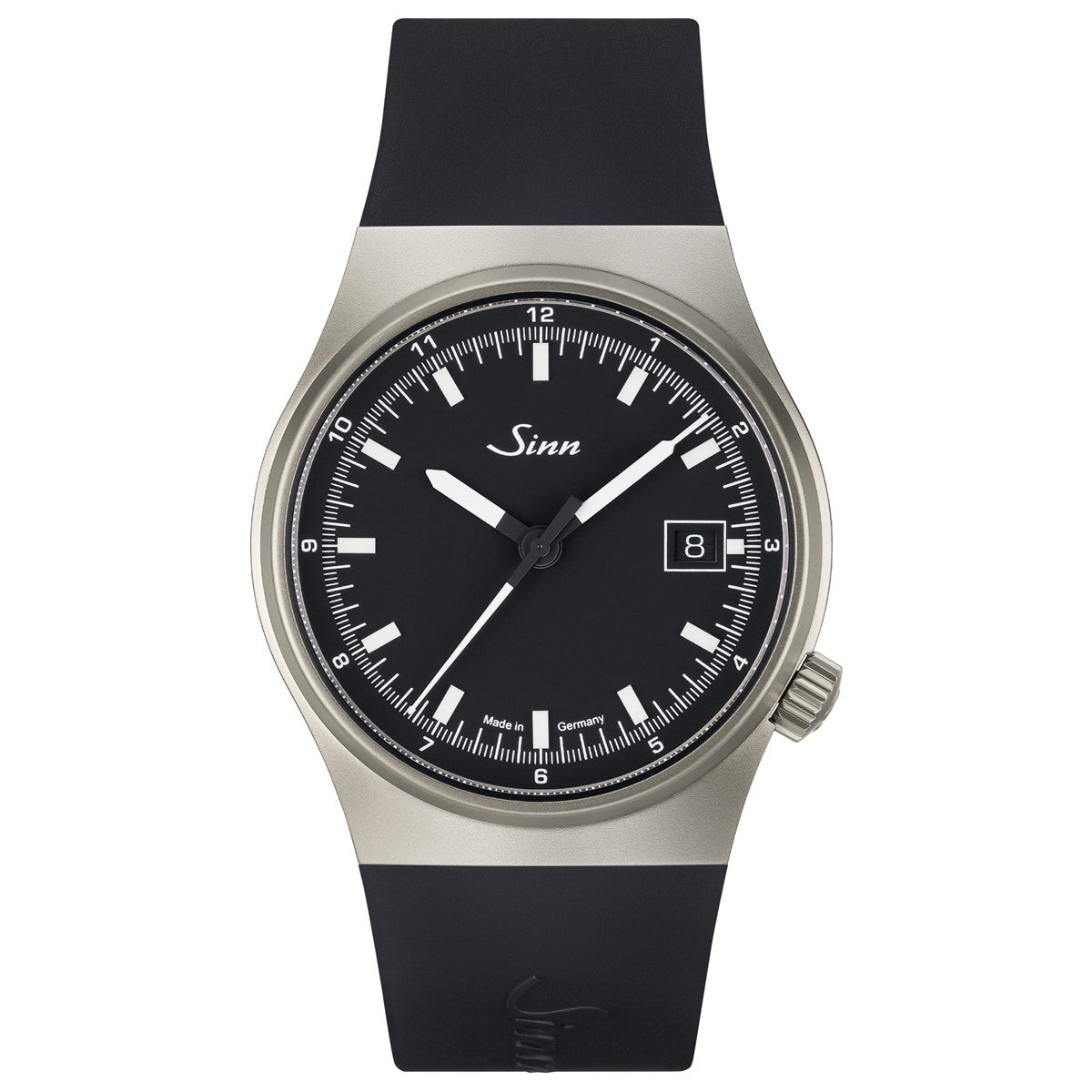 Sinn ジン 544 自動巻き 腕時計 メンズ Instrument Watches インストゥルメント ウォッチ シリコンストラップ ブラック ドイツ製