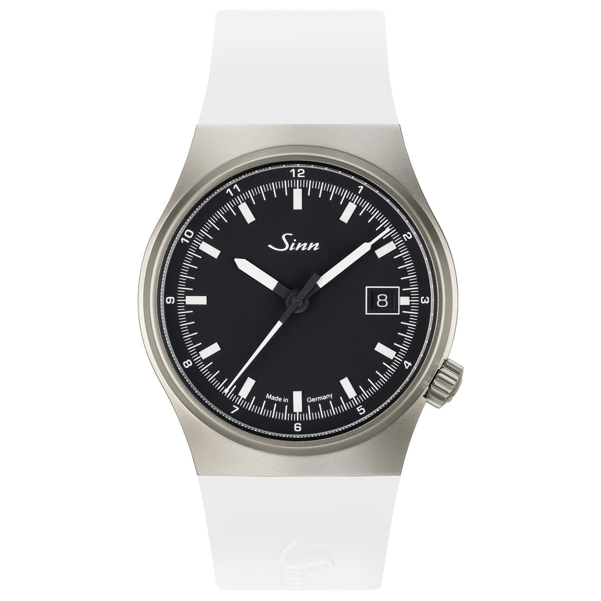 Sinn ジン 544 自動巻き 腕時計 メンズ Instrument Watches インストゥルメント ウォッチ シリコンストラップ ホワイト ドイツ製