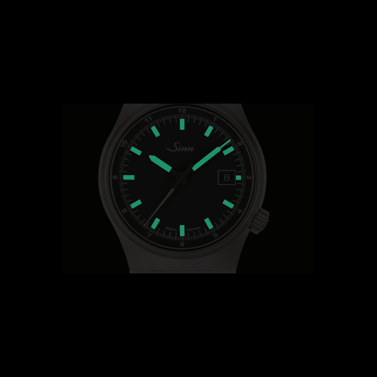 Sinn ジン 544 自動巻き 腕時計 メンズ Instrument Watches インストゥルメント ウォッチ シリコンストラップ ホワイト ドイツ製