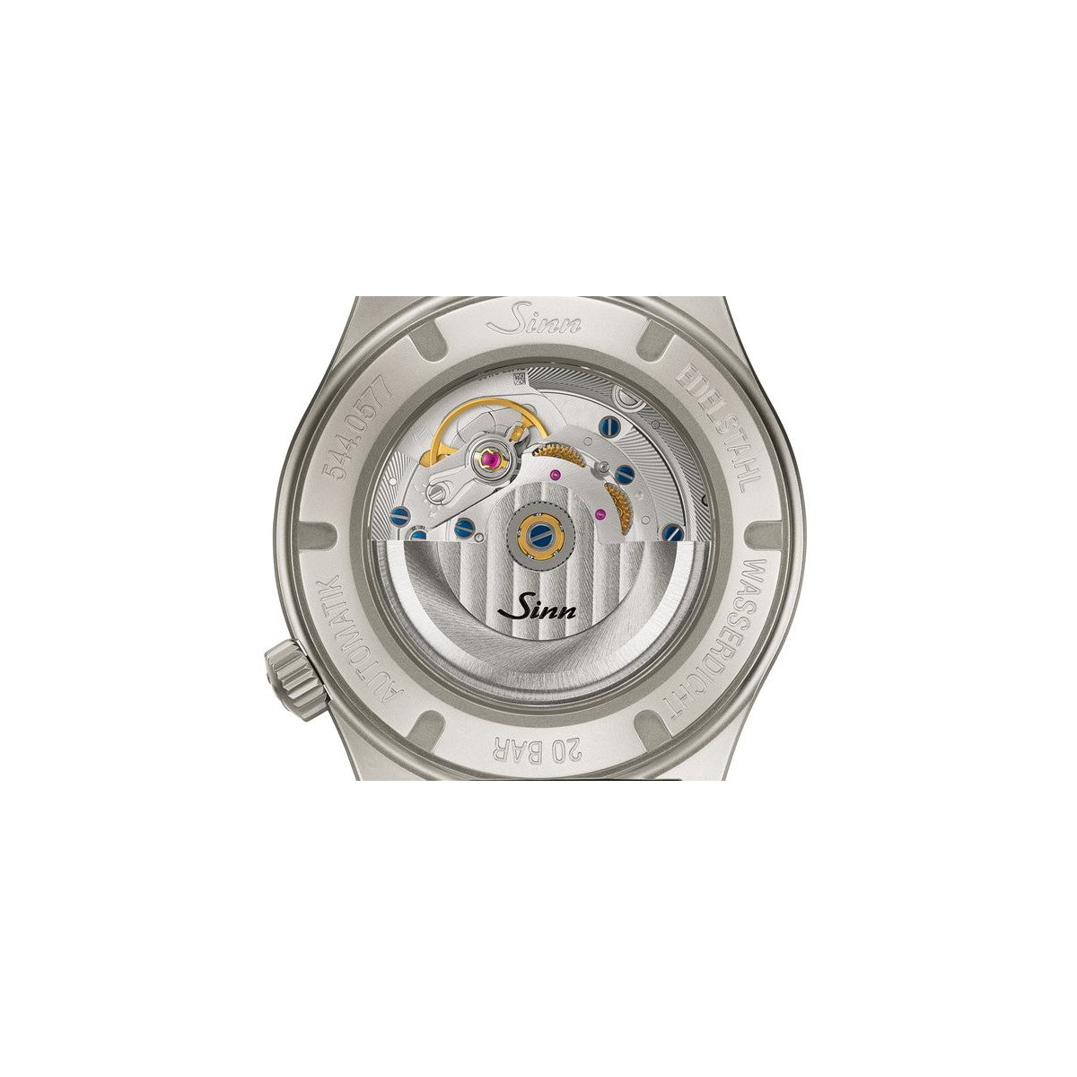Sinn ジン 544 自動巻き 腕時計 メンズ Instrument Watches インストゥルメント ウォッチ インテグレーションカウレザーストラップ ドイツ製
