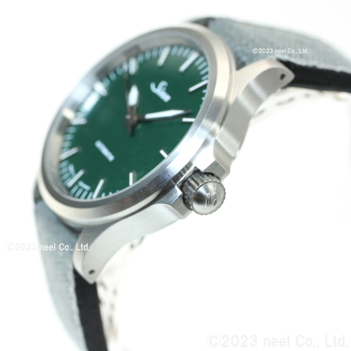 【60回分割手数料無料！】Sinn ジン 556 Emerald Green 自動巻き 腕時計 メンズ Instrument Watches インストゥルメント ウォッチ エメラルドグリーン キャンバスレザーストラップ ドイツ製