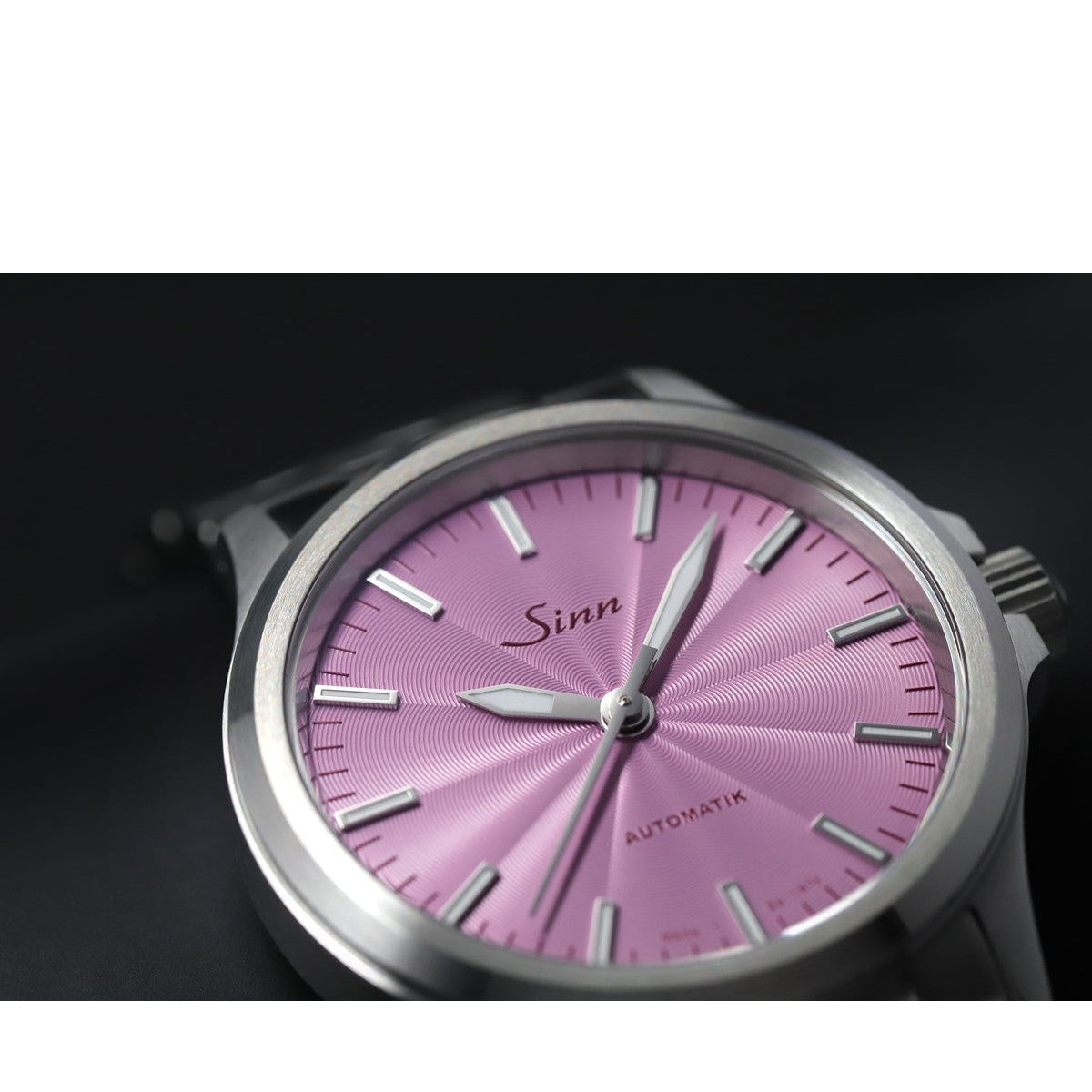Sinn ジン 556 Mauve 自動巻き 世界限定300本 腕時計 メンズ レディース Pilot Watches パイロットウォッチ キャンバスレザーストラップ グレー ドイツ製