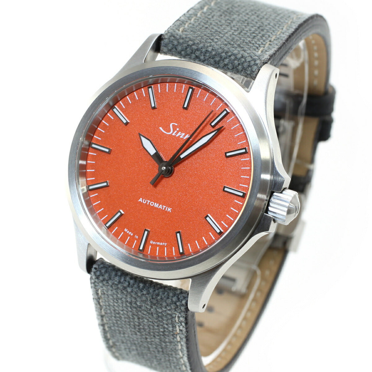 【60回分割手数料無料！】Sinn ジン 556 Carnelian Red 自動巻き 腕時計 メンズ Instrument Watches インストゥルメント ウォッチ カーネリアンレッド キャンバスレザーストラップ ドイツ製