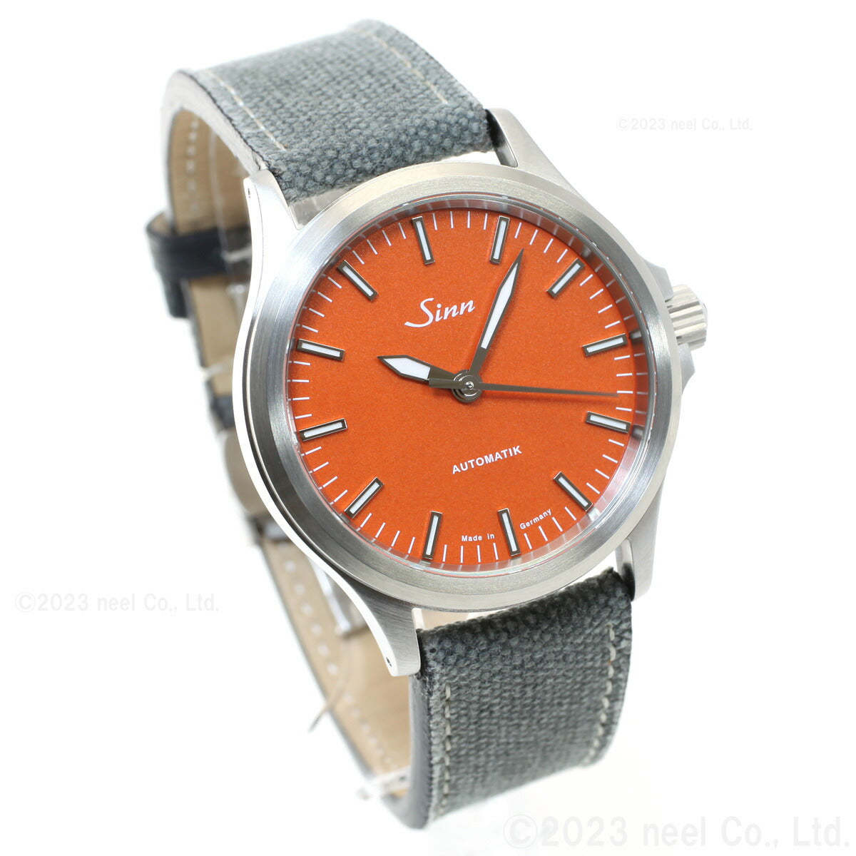 【60回分割手数料無料！】Sinn ジン 556 Carnelian Red 自動巻き 腕時計 メンズ Instrument Watches インストゥルメント ウォッチ カーネリアンレッド キャンバスレザーストラップ ドイツ製