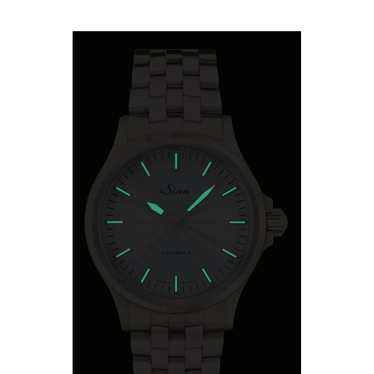 Sinn ジン 556 Sage 自動巻き 世界限定300本 腕時計 メンズ レディース Pilot Watches パイロットウォッチ 5連ブレスレット ドイツ製