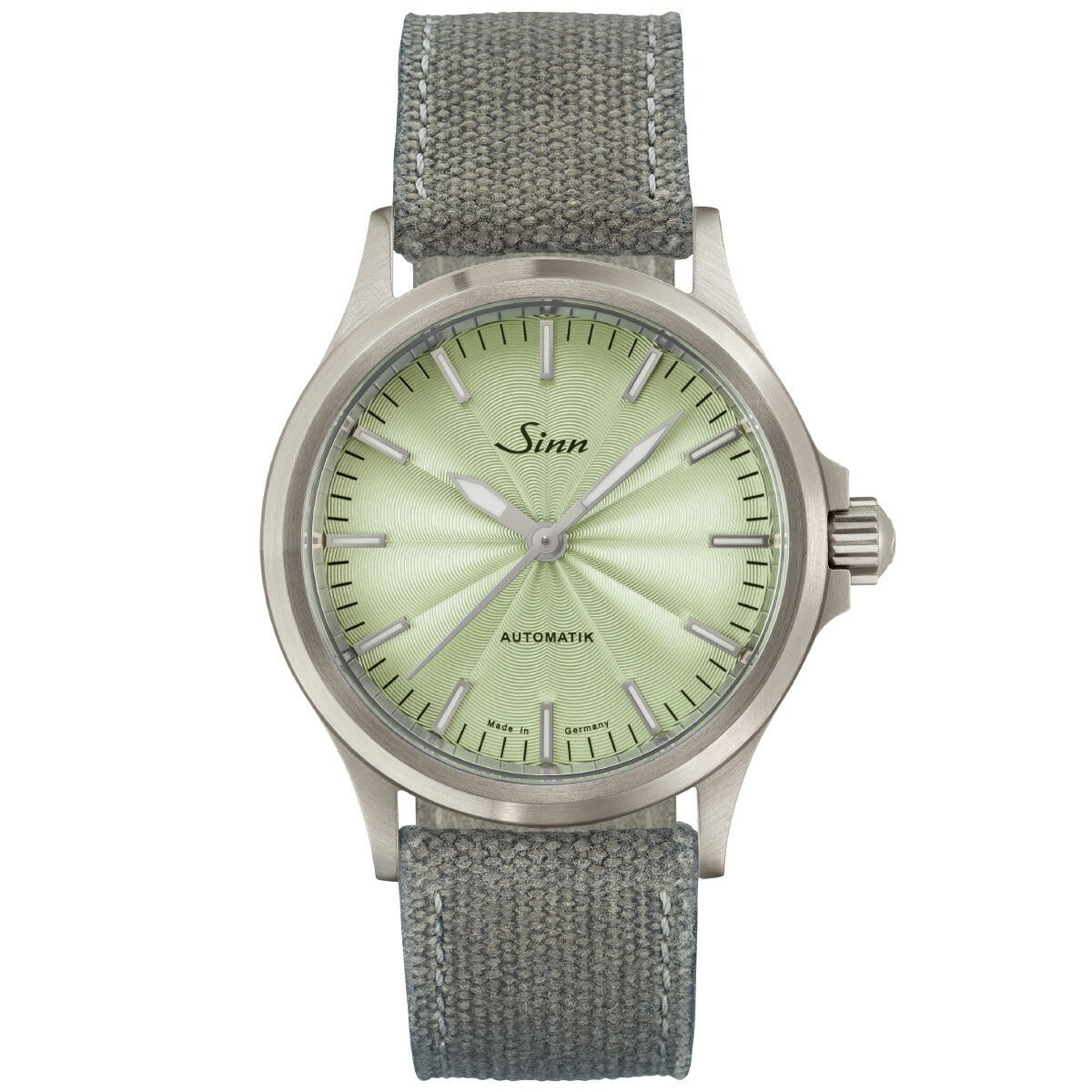 Sinn ジン 556 Sage 自動巻き 限定 腕時計 Pilot Watches パイロットウォッチ キャンバスレザーストラップ グレー ドイツ製【60回分割手数料無料！】