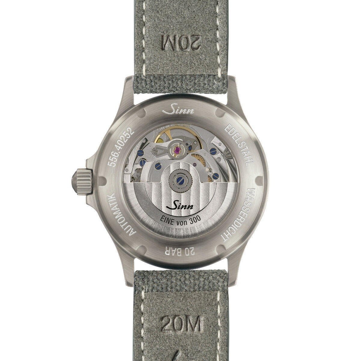 Sinn ジン 556 Sage 自動巻き 限定 腕時計 Pilot Watches パイロットウォッチ キャンバスレザーストラップ グレー ドイツ製【60回分割手数料無料！】