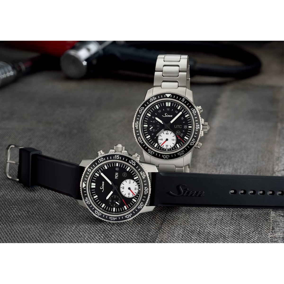 Sinn ジン 613 St 自動巻き 腕時計 メンズ Diving Watches ダイバーズウォッチ シリコンストラップ マット尾錠 ドイツ製【60回分割手数料無料！】