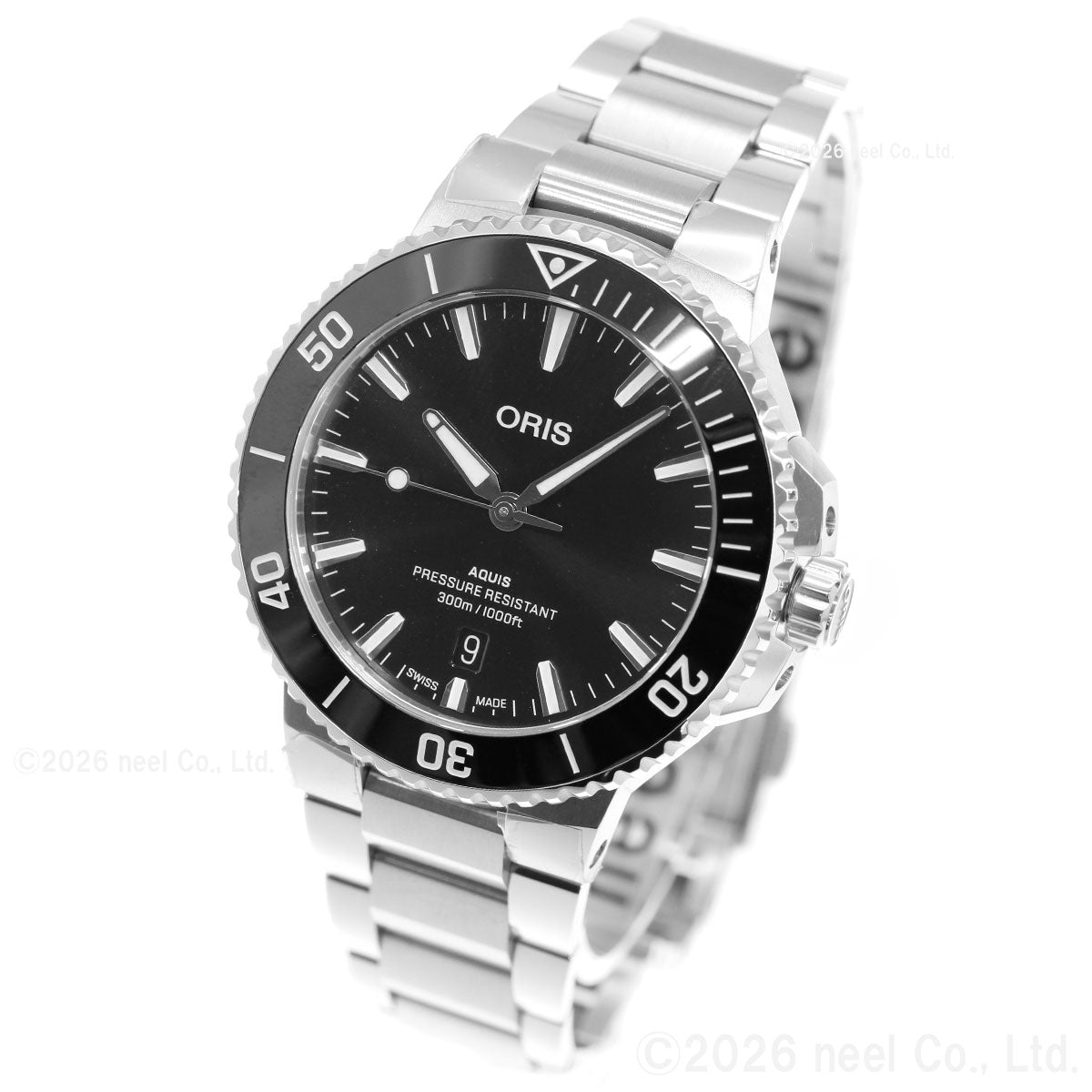 オリス ORIS アクイスデイト AQUIS DATE ダイバーズウォッチ 腕時計 メンズ 自動巻き 01 733 7787 4154-07 8 22 04PEB【60回分割手数料無料！】