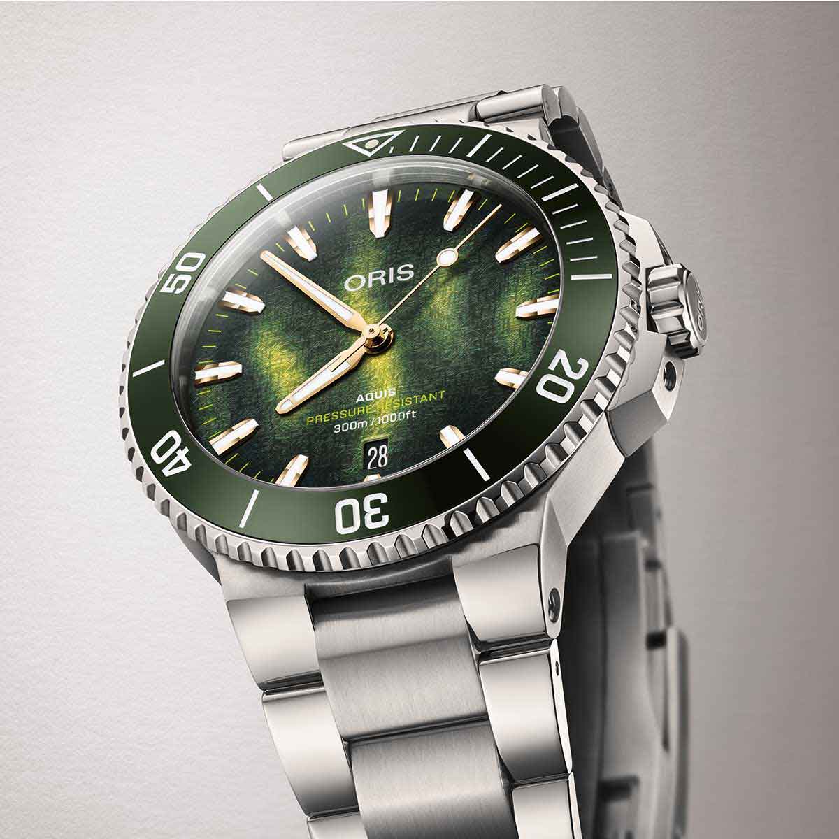オリス ORIS ケルプ・フォレスト Kelp Forest 腕時計 メンズ 自動巻き 限定モデル 01 733 7787 4187-Set【2026 新作】【60回分割手数料無料！】