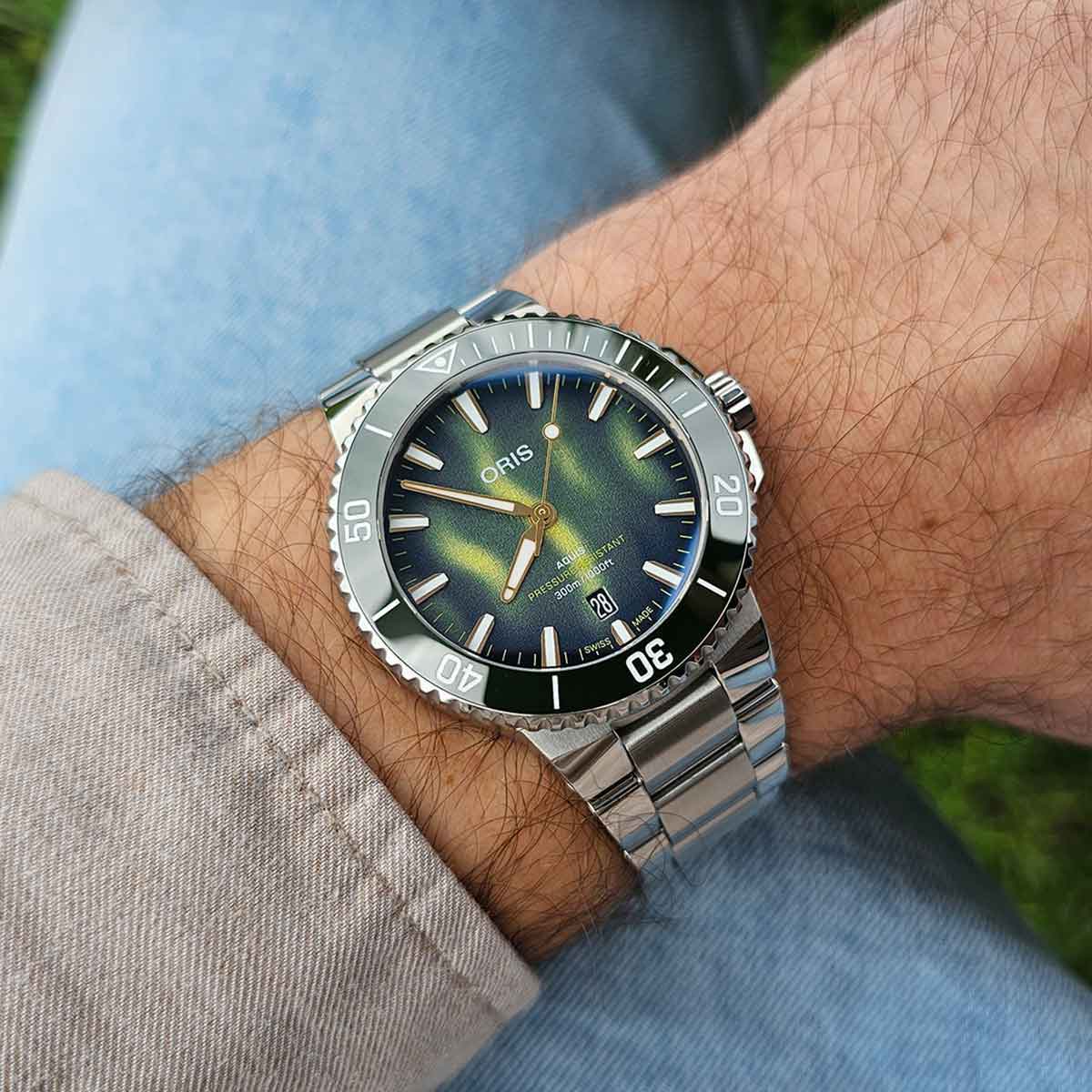 オリス ORIS ケルプ・フォレスト Kelp Forest 腕時計 メンズ 自動巻き 限定モデル 01 733 7787 4187-Set【2026 新作】【60回分割手数料無料！】