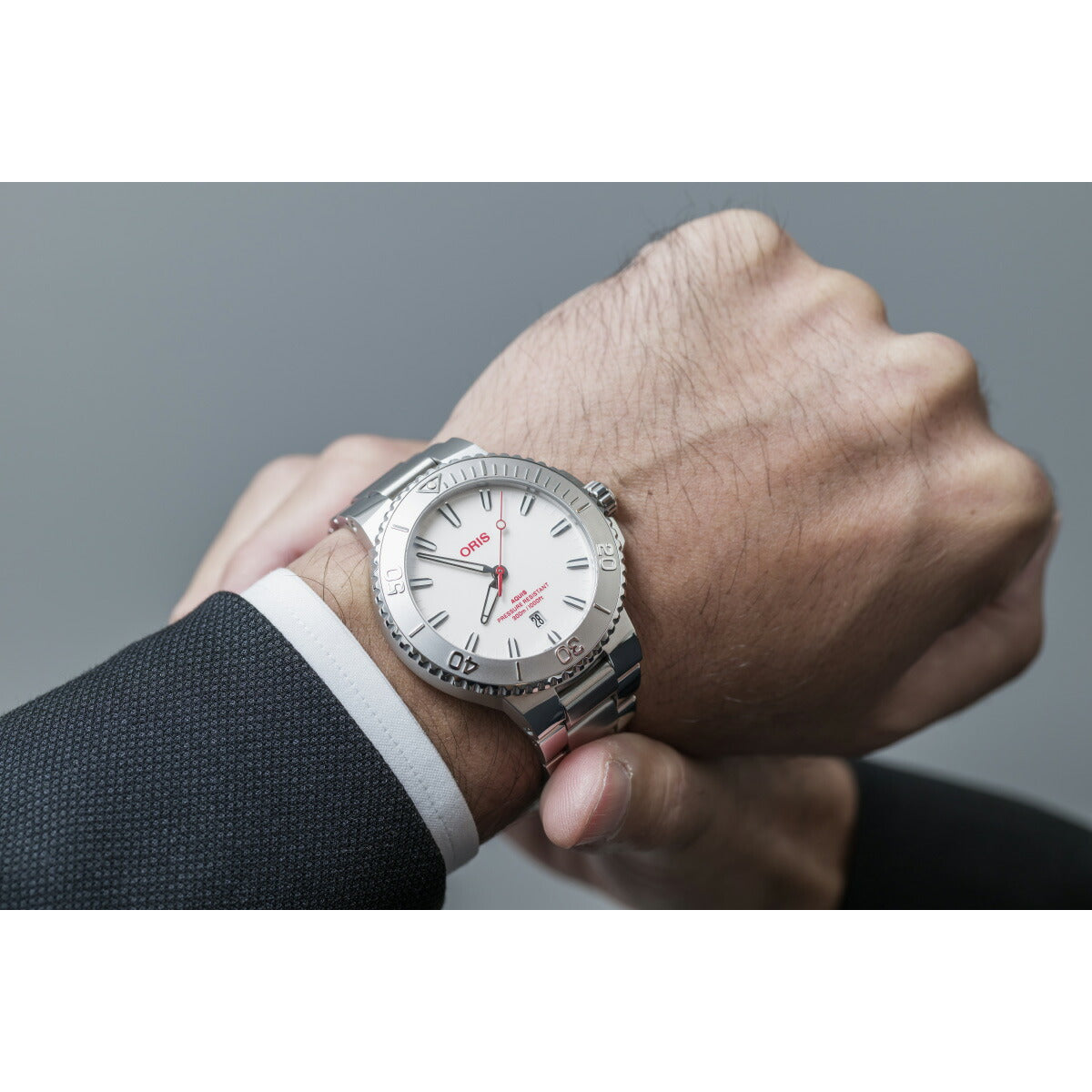 オリス ORIS アクイス ジャパンリミテッドエディション AQUIS JAPAN LIMITED EDITION 腕時計 自動巻 01 733 7789 4111-Set【2025 新作】【60回分割手数料無料！】