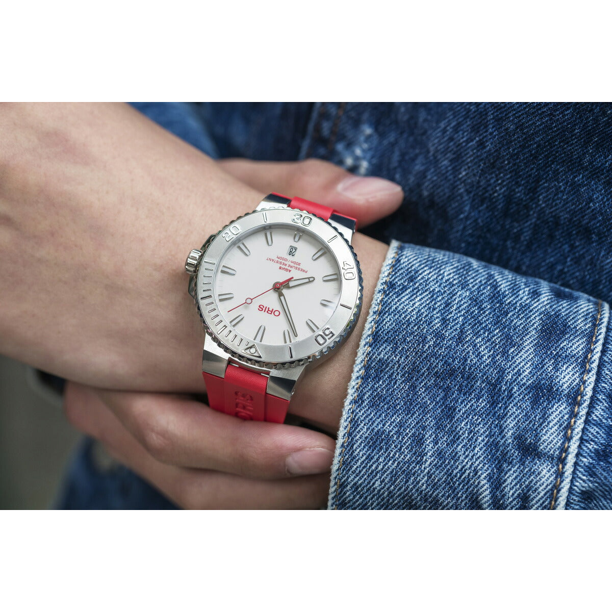 オリス ORIS アクイス ジャパンリミテッドエディション AQUIS JAPAN LIMITED EDITION 腕時計 自動巻 01 733 7789 4111-Set【2025 新作】【60回分割手数料無料！】