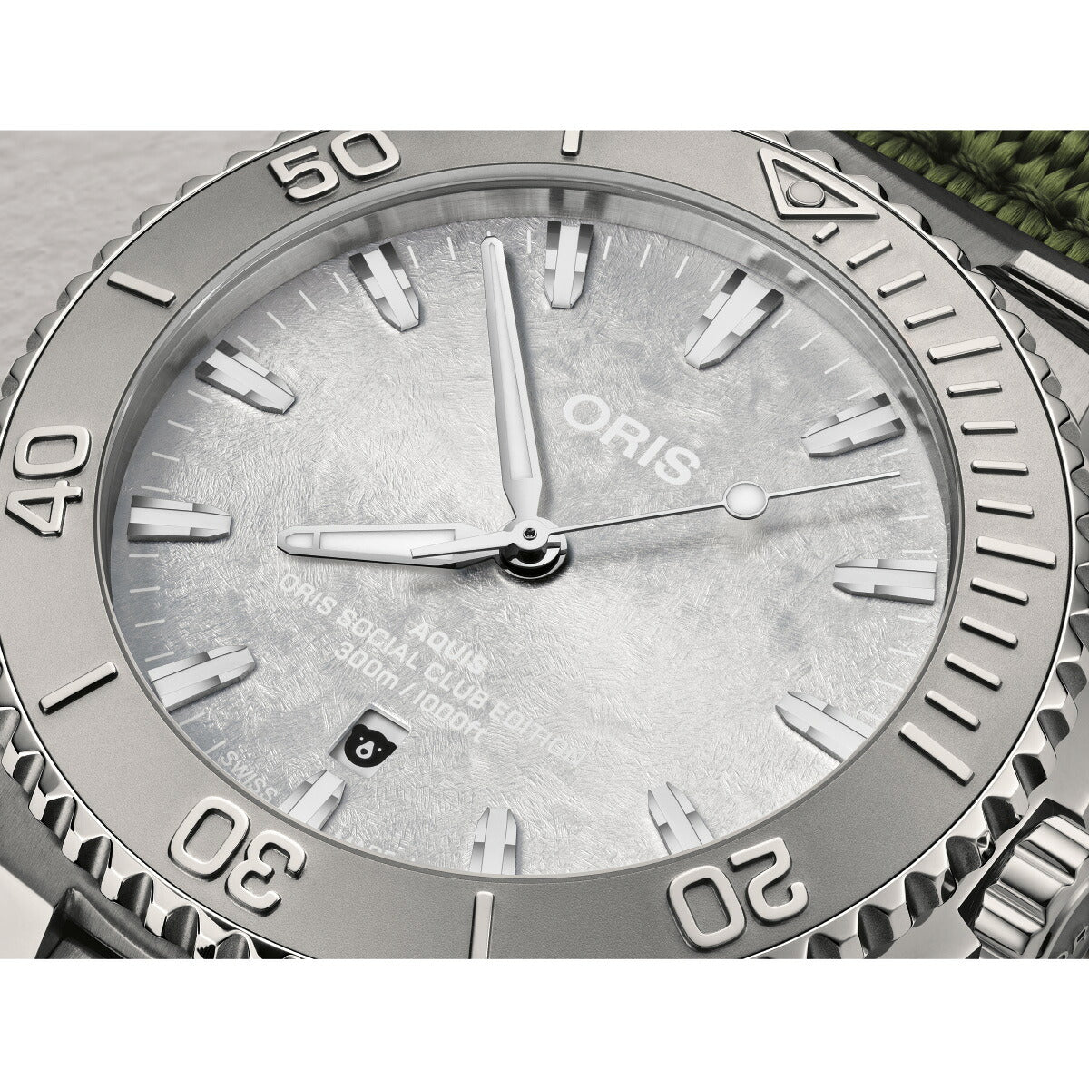 オリス ORIS アクイス ソーシャルクラブ エディション 2 AQUIS 腕時計 自動巻き 世界限定500本 01 733 7789 4121-Set【2026 新作】【60回分割手数料無料！】