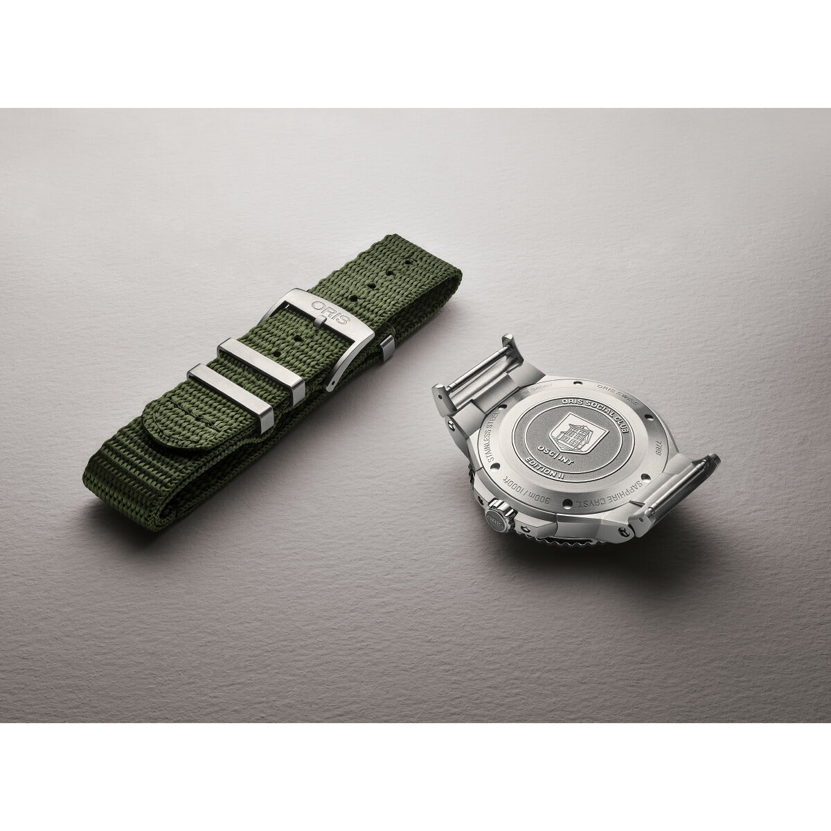 オリス ORIS アクイス ソーシャルクラブ エディション 2 AQUIS 腕時計 自動巻き 世界限定500本 01 733 7789 4121-Set【2026 新作】【60回分割手数料無料！】