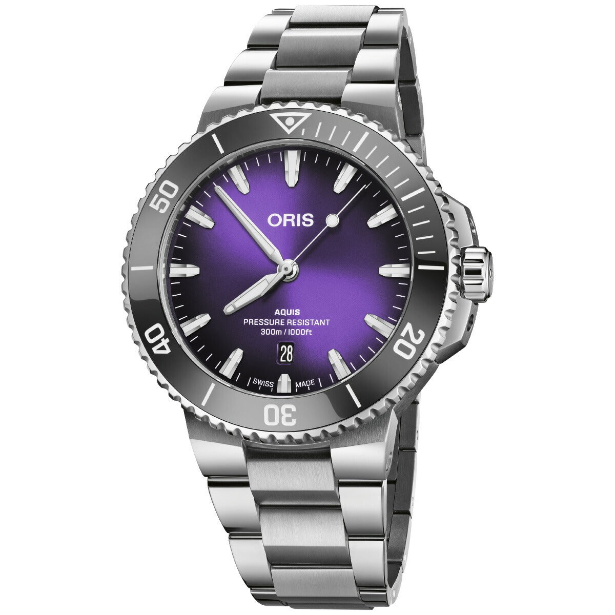 オリス ORIS アクイスデイト AQUIS ダイバーズウォッチ 腕時計 メンズ 自動巻き 01 733 7789 4158-07 8 23 04PEB【60回分割手数料無料！】