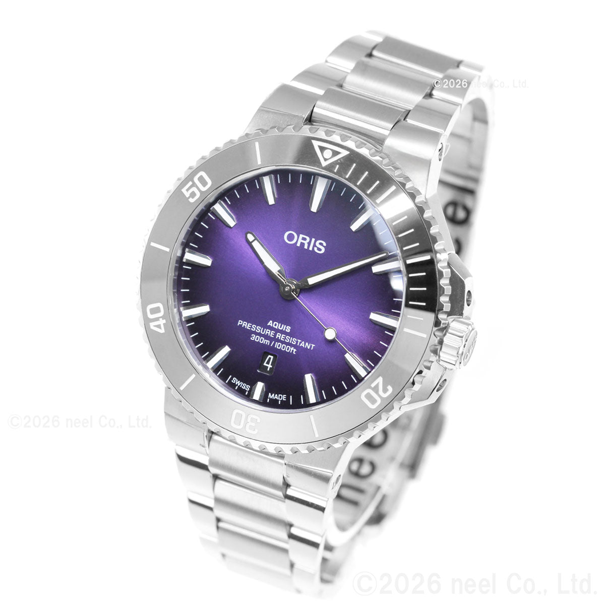 オリス ORIS アクイスデイト AQUIS ダイバーズウォッチ 腕時計 メンズ 自動巻き 01 733 7789 4158-07 8 23 04PEB【60回分割手数料無料！】