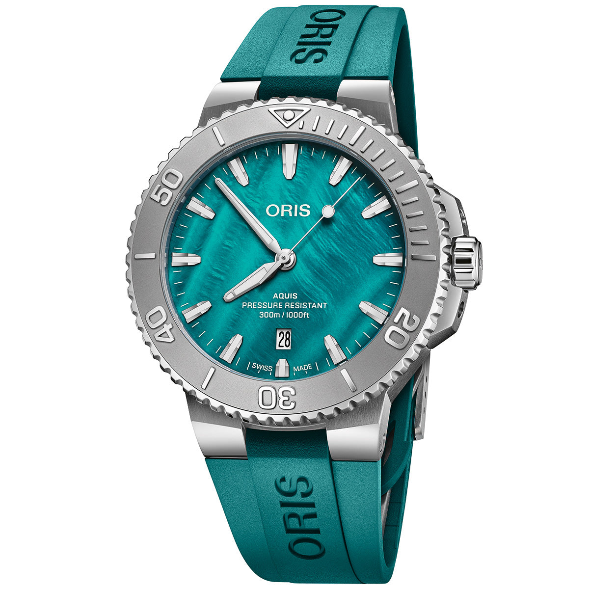 オリス ORIS アクイスデイト ニューヨークハーバー リミテッドエディション II 腕時計 メンズ 限定 01 733 7789 4187-Set【60回分割手数料無料！】