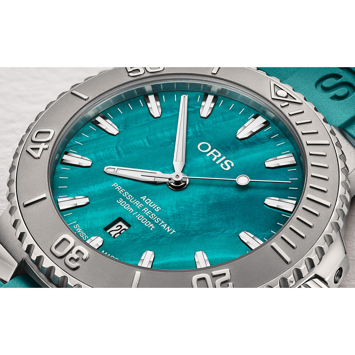 オリス ORIS アクイスデイト ニューヨークハーバー リミテッドエディション II 腕時計 メンズ 限定 01 733 7789 4187-Set【60回分割手数料無料！】