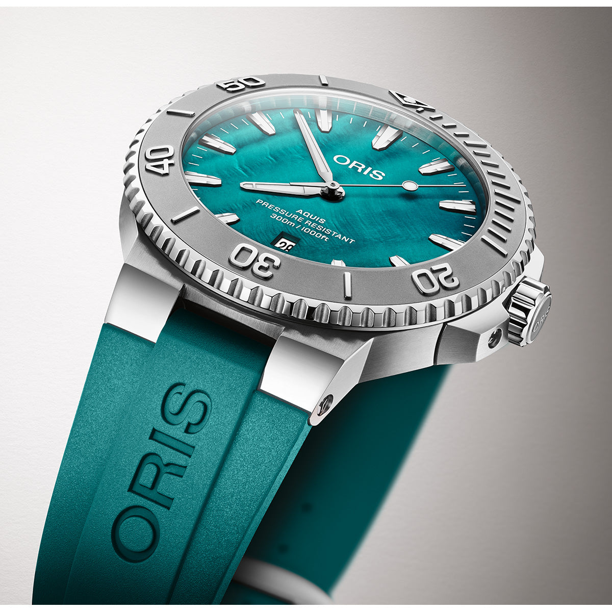 オリス ORIS アクイスデイト ニューヨークハーバー リミテッドエディション II 腕時計 メンズ 限定 01 733 7789 4187-Set【60回分割手数料無料！】