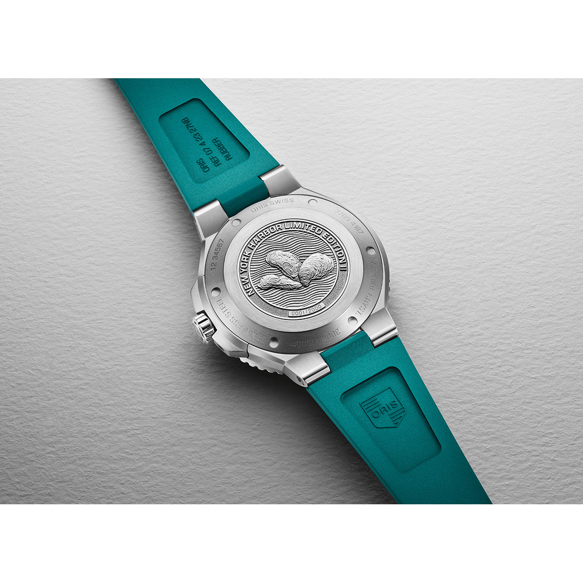 オリス ORIS アクイスデイト ニューヨークハーバー リミテッドエディション II 腕時計 メンズ 限定 01 733 7789 4187-Set【60回分割手数料無料！】